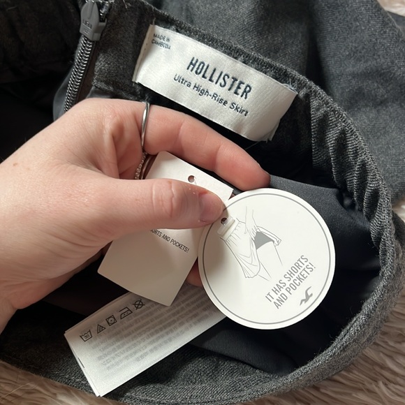 NWT Hollister Gray Skirt - Picture 6 of 7